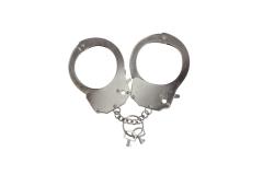 Наручники металлические Adrien Lastic Handcuffs Metallic (полицейские)
