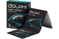 Dolphi Super Dotted №3 - рельефные презервативы, 3 шт.