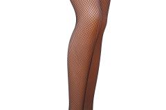 Колготки в сеточку без выделенных трусиков Passion TI020 nero 1/2 (fishnet) типа Кабаретка