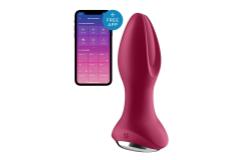 Анальная смарт вибропробка с жемчужным массажем Satisfyer Rotator Plug 2+ Violet