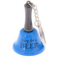 Брелок-колокольчик " Ring for a Beer " синий