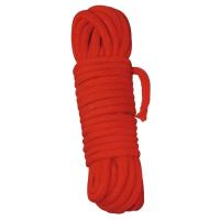 Красная бондажная веревка из хлопка 3м