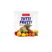 Оральная смазка со вкусом тропика TUTTI-FRUTTI 4г