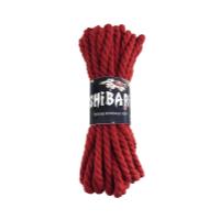 Хлопковая веревка для Шибари Feral Feelings Shibari Rope, 8 м красная
