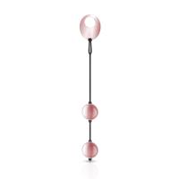 Металлические вагинальные шарики Rosy Gold — Nouveau Kegel Balls, вес 376 г, диаметр 2,8 см