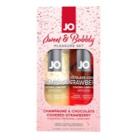 Набор лубрикантов System JO Sweet&Bubbly — Champagne & Chocolate Covered Strawberry (2?60 мл)